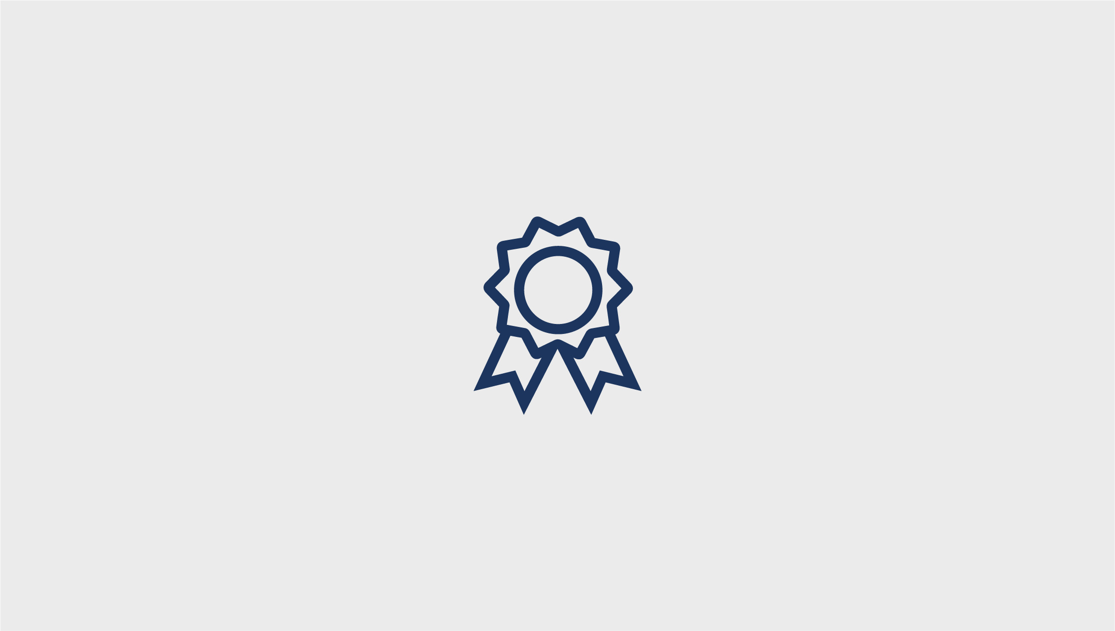 Icon of a ribbon award.
